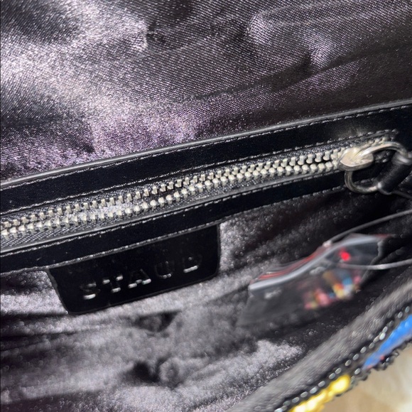 STAUD Tommy Bag in Disco Multicolor Beaded Shoulder Bag - Picture 8 of 8